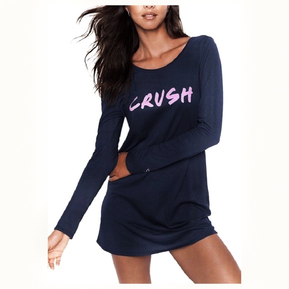 Victoria's Secret Other - ✂️VS PINK Sleep Shirt with Open Back
